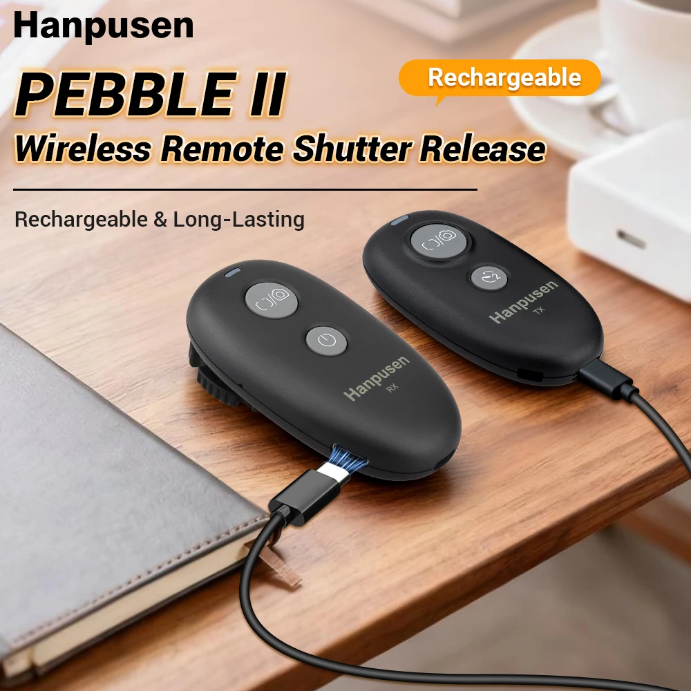2.4G Rechargeable Wireless Shutter Remote for Sony Fujifilm Panasonic, Support Bulb, Continuous, 2S Delay Mode; Half-Press Focus
2.4G Rechargeable Wireless Shutter Remote for Sony Fujifilm Panasonic, Support Bulb, Continuous, 2S Delay Mode; Half-Press Focus