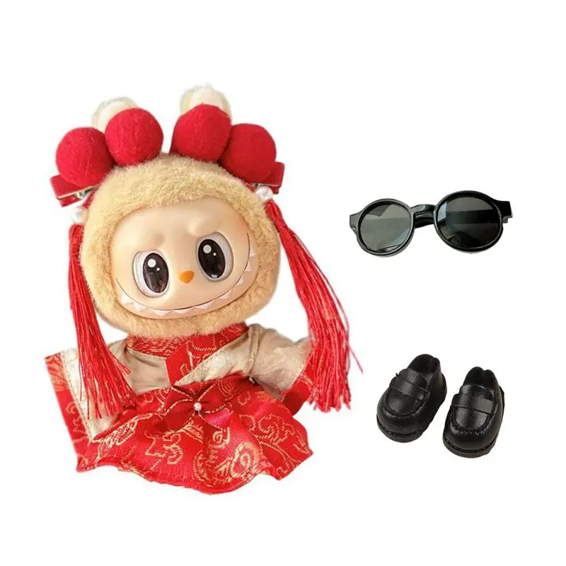 Kawaii Items Fashion Doll Clothes Chinese Dolls 6.7 Inch Kids Toys Wear Mini Doll Shoes Glasses For Labubu DIY New Year Dressing
Kawaii Items Fashion Doll Clothes Chinese Dolls 6.7 Inch Kids Toys Wear Mini Doll Shoes Glasses For Labubu DIY New Year Dressing