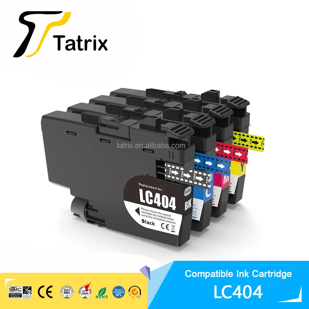 Совместимый картридж Tatrix LC404 B-LC404 для принтера Brother MFC-J1205W MFC-J1215W
Совместимый картридж Tatrix LC404 B-LC404 для принтера Brother MFC-J1205W MFC-J1215W