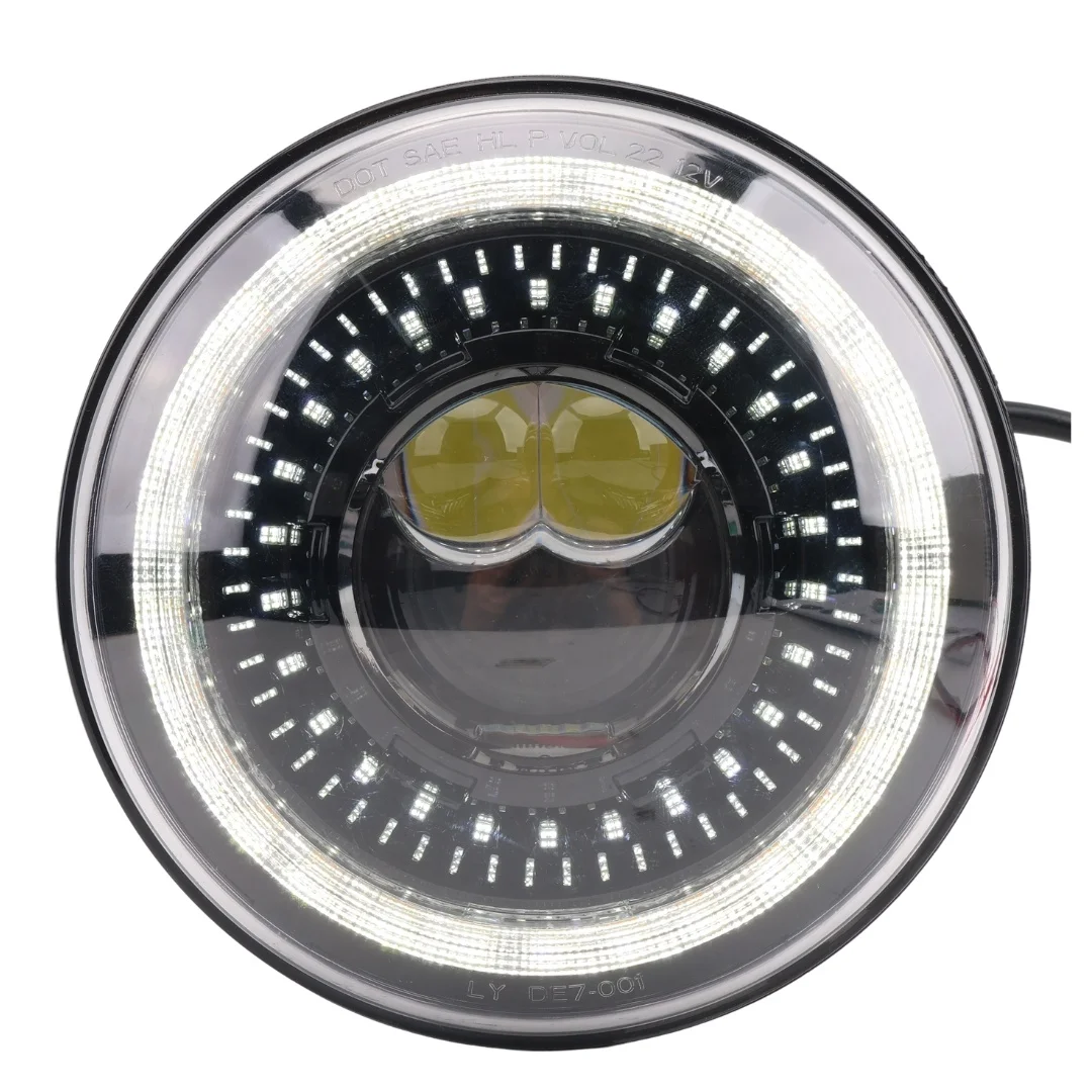 High Brightness Brightening Light Emitting Diode Headlight with DRL Motorcycle 7 Inch Headlight High Quality
High Brightness Brightening Light Emitting Diode Headlight with DRL Motorcycle 7 Inch Headlight High Quality