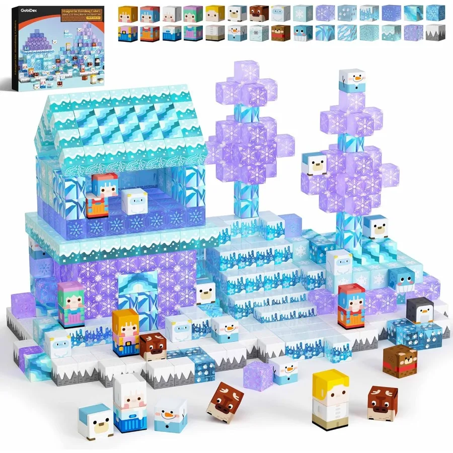 GobiDex 100PCS Magnetic Blocks Magnet Building Toys Frozen Toys Princess Castle for Girls 2024 Upgraded STEM Sensory Birthday G
GobiDex 100PCS Magnetic Blocks Magnet Building Toys Frozen Toys Princess Castle for Girls 2024 Upgraded STEM Sensory Birthday G