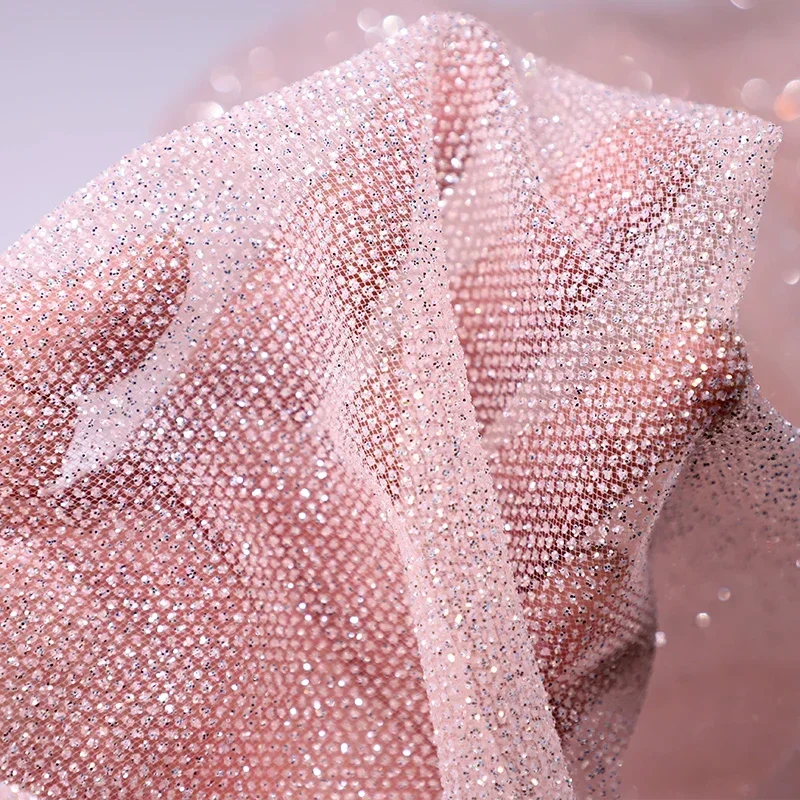 100x150cm Shiny Glitter Pink Gold Mesh Fabric Soft Tulle Material for DIY Wedding Dress Veil Tutu Background Decoration
100x150cm Shiny Glitter Pink Gold Mesh Fabric Soft Tulle Material for DIY Wedding Dress Veil Tutu Background Decoration