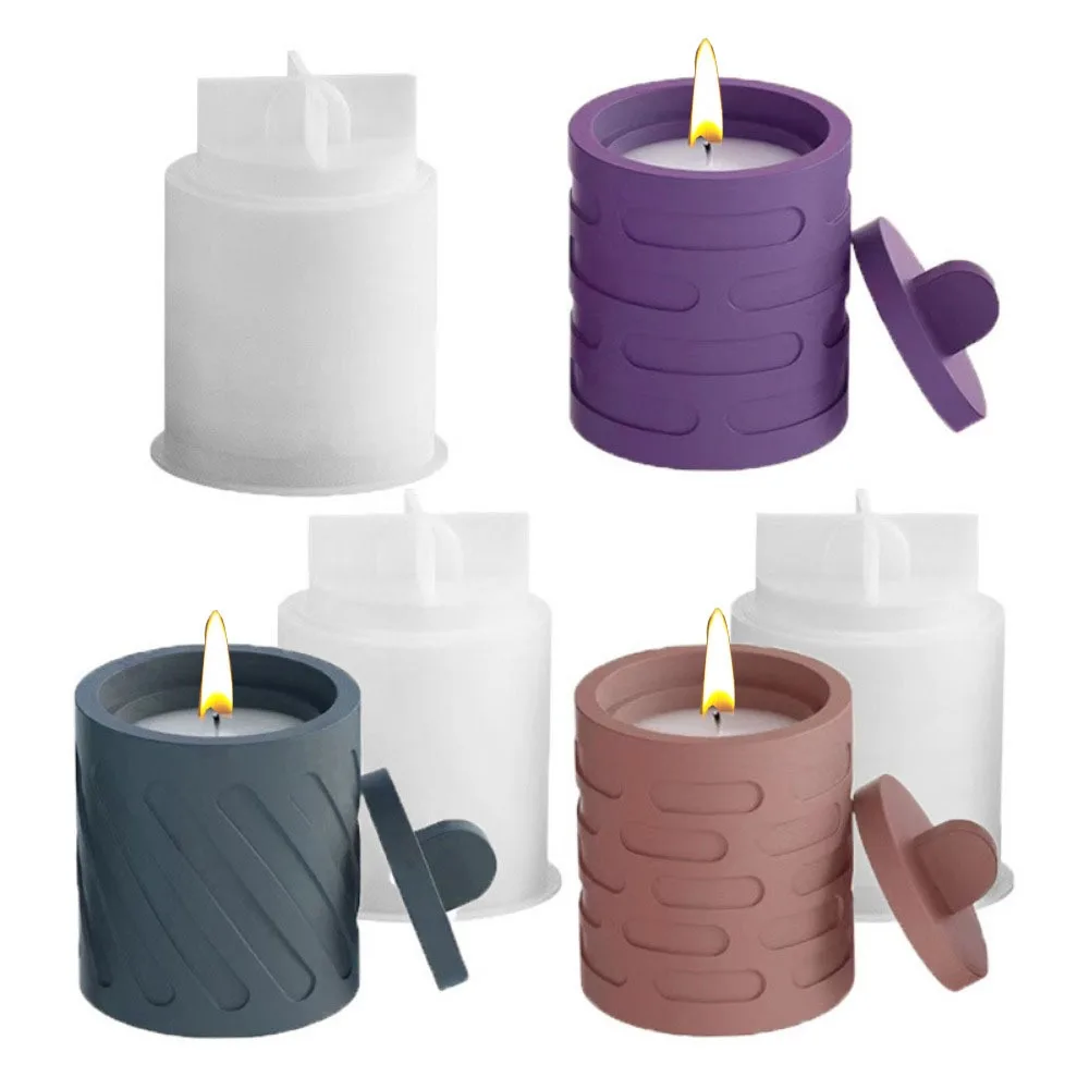 Round Cement Candle Jar with Lid Silicone Mold DIY Craft Making Gypsum Jewelry Storage Box Epoxy Resin Molds Home Decor
Round Cement Candle Jar with Lid Silicone Mold DIY Craft Making Gypsum Jewelry Storage Box Epoxy Resin Molds Home Decor