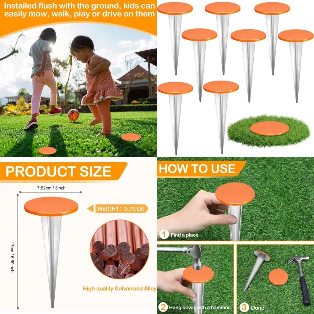 8 Pack Permanent Property Line Markers 7x3 Inch Galvanized Alloy Boundary Markers Heavy Duty Garden Stake for Property Land Surv
8 Pack Permanent Property Line Markers 7x3 Inch Galvanized Alloy Boundary Markers Heavy Duty Garden Stake for Property Land Surv