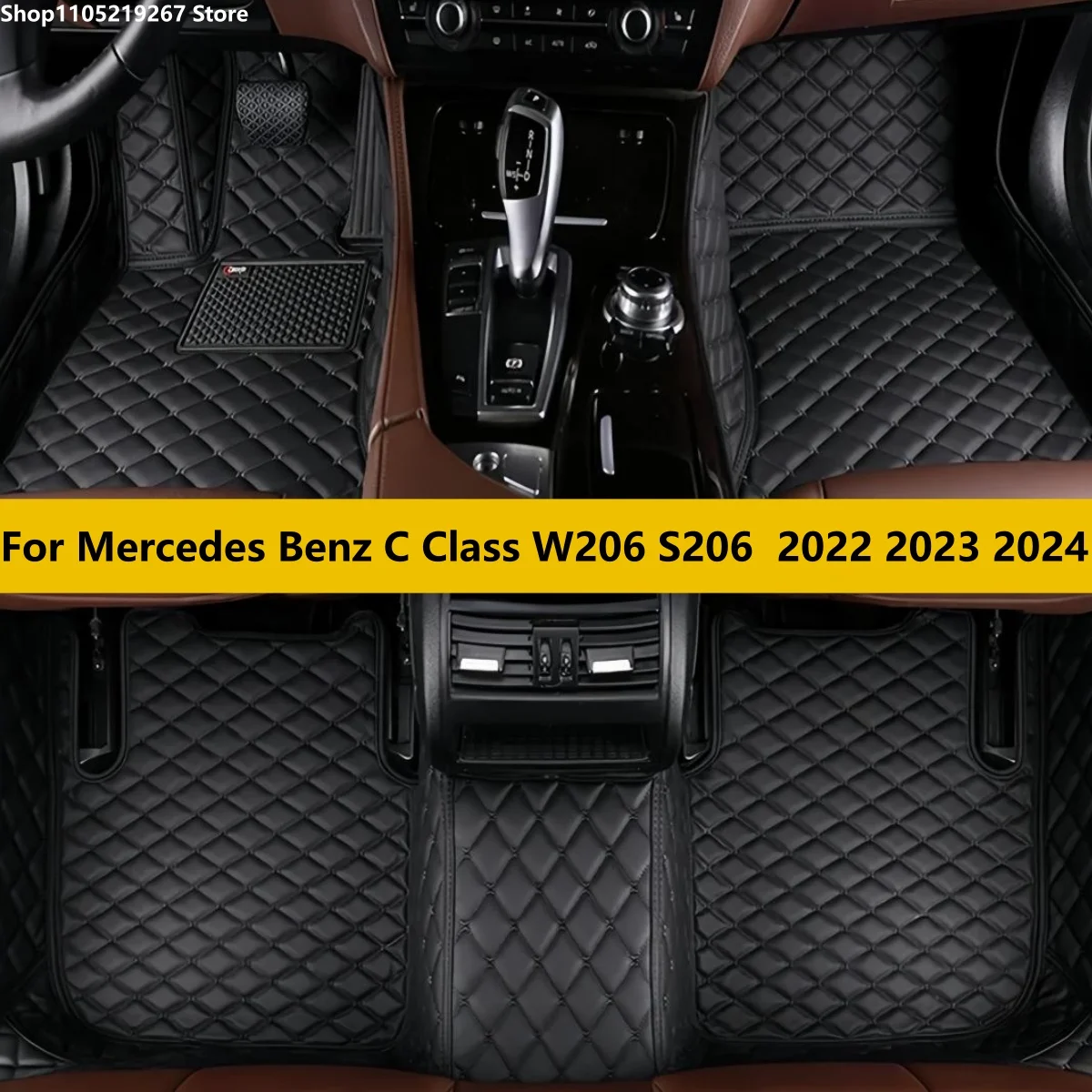 Автомобильные коврики для Mercedes-Benz C-класса W206 S206 2022 2023 2024, кожаные, с противоскользящим покрытием
Автомобильные коврики для Mercedes-Benz C-класса W206 S206 2022 2023 2024, кожаные, с противоскользящим покрытием