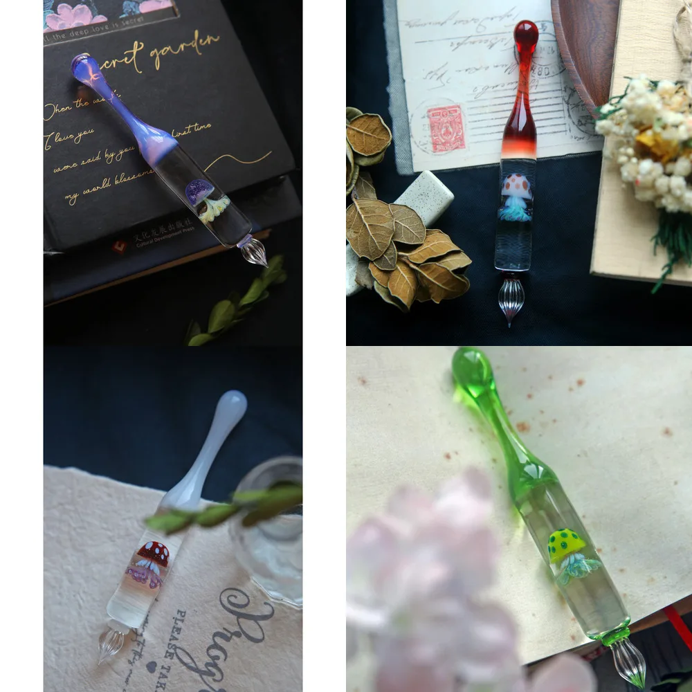 Purely Handmade Jellyfish Purple Glass Dip Pen
Purely Handmade Jellyfish Purple Glass Dip Pen