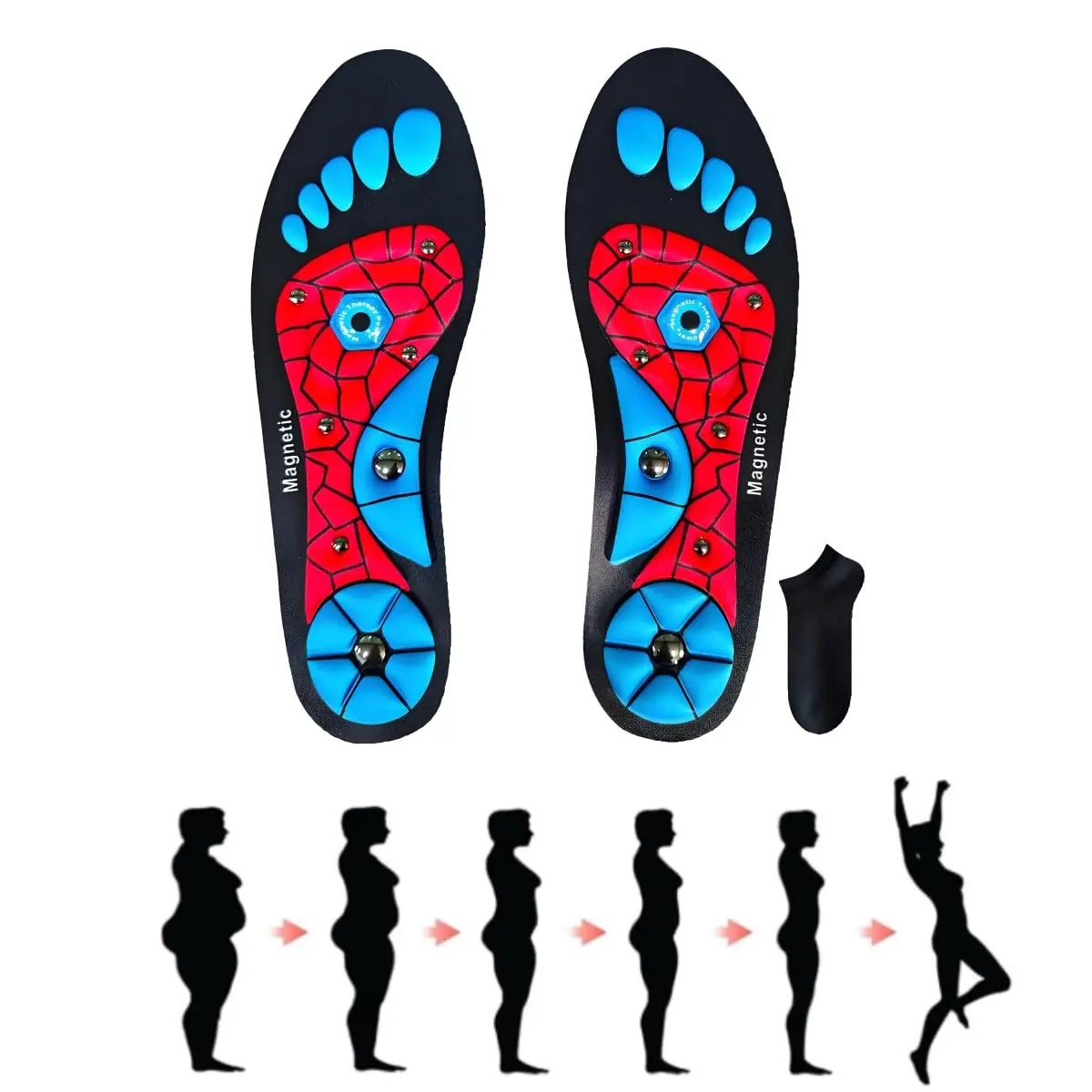 Orthopedic Acupressure Insoles Reflexology Massage Insoles for Pain Relief Comfortable Foot Support for Men Women Memory Foam
Orthopedic Acupressure Insoles Reflexology Massage Insoles for Pain Relief Comfortable Foot Support for Men Women Memory Foam
