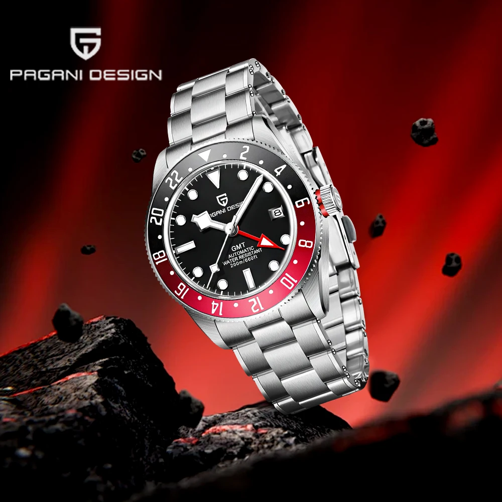 2026 new Pagani design GMT men's mechanical watches top luxury Sapphire men's automatic watch luminous diving relógios masculino
2026 new Pagani design GMT men's mechanical watches top luxury Sapphire men's automatic watch luminous diving relógios masculino