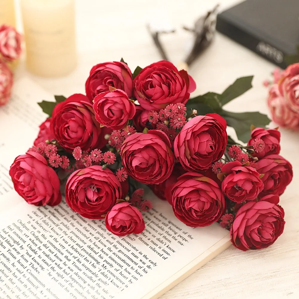 Artificial Camellia Silk Cloth Camellia Flower Bouquet DIY Wedding Home Decoration 32x12cm Table Centerpieces Camellia Parts
Artificial Camellia Silk Cloth Camellia Flower Bouquet DIY Wedding Home Decoration 32x12cm Table Centerpieces Camellia Parts