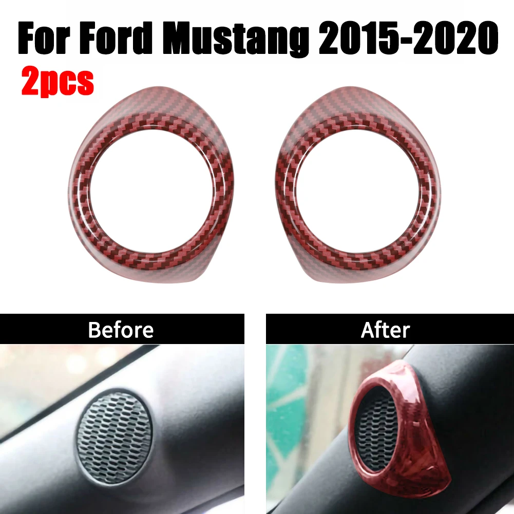 2PCS A-pillar Speaker Decorative Cover Trim Shell Speaker Ring Cover Trim for Ford Mustang 2015-2020
2PCS A-pillar Speaker Decorative Cover Trim Shell Speaker Ring Cover Trim for Ford Mustang 2015-2020
