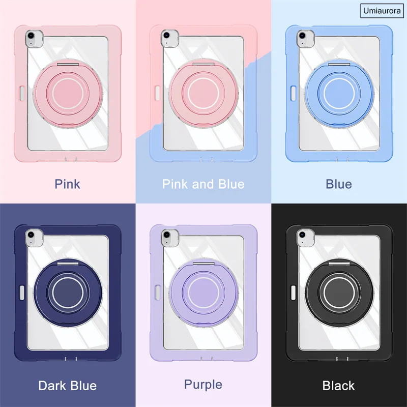 For IPad Air 5 10.9 Pro 11 12.9 13 inch M2 M3 M4 M5 Shockproof PC Silicon Armor Case Pull Ring Stand Pencil Holder Tablet Funda
For IPad Air 5 10.9 Pro 11 12.9 13 inch M2 M3 M4 M5 Shockproof PC Silicon Armor Case Pull Ring Stand Pencil Holder Tablet Funda