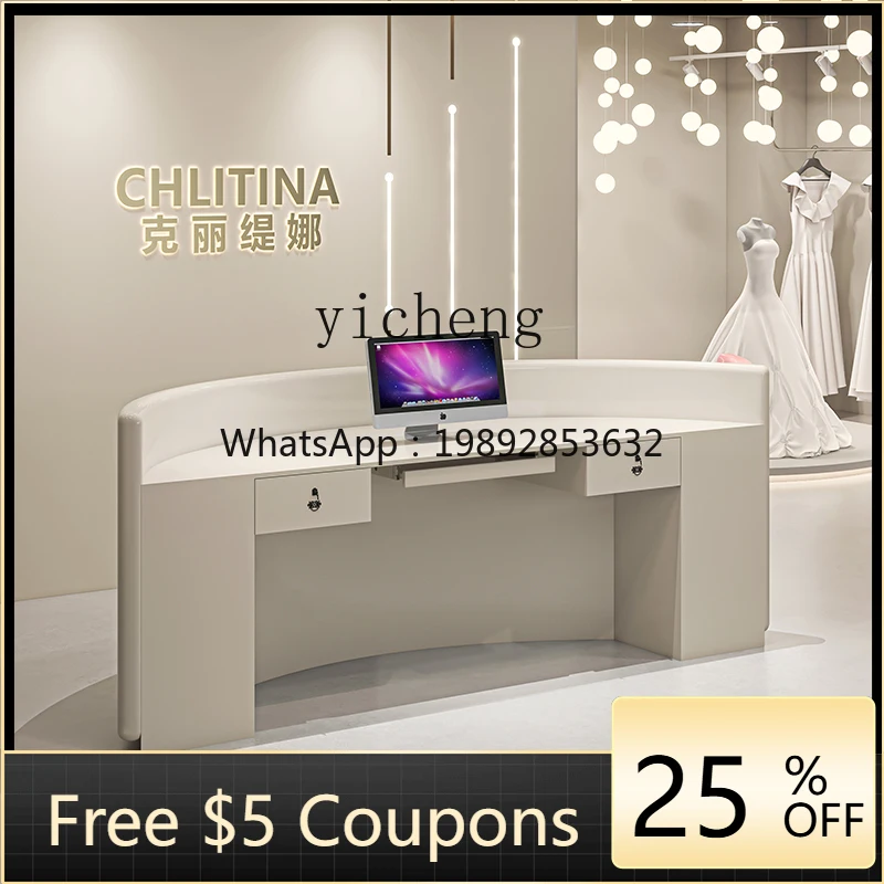 6QTZ simple beauty salon arc front desk clothing store checkout page paint company reception counter
6QTZ simple beauty salon arc front desk clothing store checkout page paint company reception counter