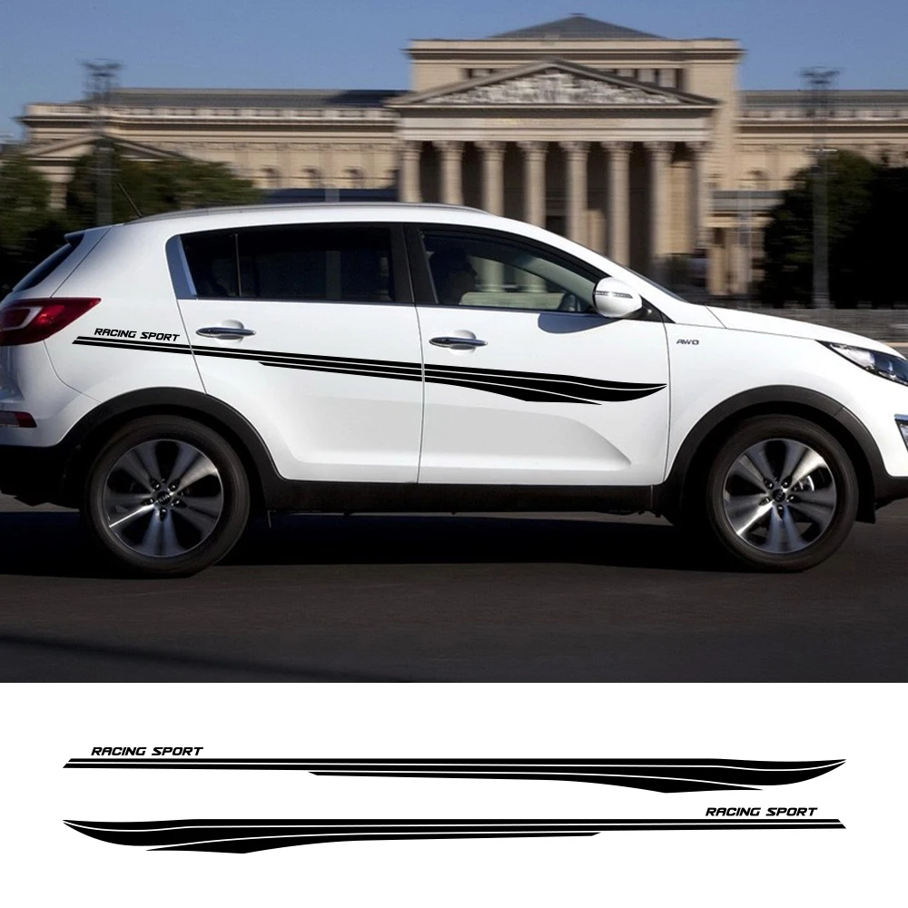 Наклейки из ПВХ на боковую дверь автомобиля «сделай сам» для KIA Sportage 3 4 LX S EX SX BORREGO, гоночный спортивный стиль, виниловая пленка, наклейки, автоаксессуары
Наклейки из ПВХ на боковую дверь автомобиля «сделай сам» для KIA Sportage 3 4 LX S EX SX BORREGO, гоночный спортивный стиль, виниловая пленка, наклейки, автоаксессуары