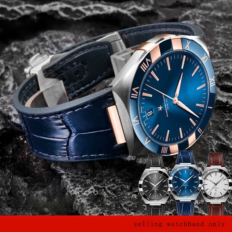 Cowhide silicone base wristband for Omega constellation series Perfect Observatory 131.13 Manhattan series watch strap
Cowhide silicone base wristband for Omega constellation series Perfect Observatory 131.13 Manhattan series watch strap