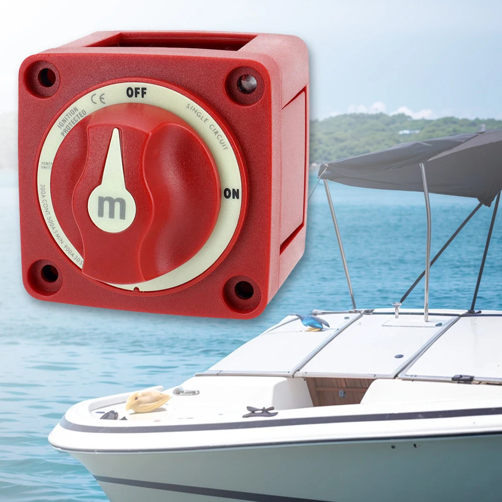 300A Battery On Off Switch with Knob Isolator Disconnect Rotary Switch 12V 48V IP66 Waterproof for Car Boat RV ATV UTV Vehicles
300A Battery On Off Switch with Knob Isolator Disconnect Rotary Switch 12V 48V IP66 Waterproof for Car Boat RV ATV UTV Vehicles