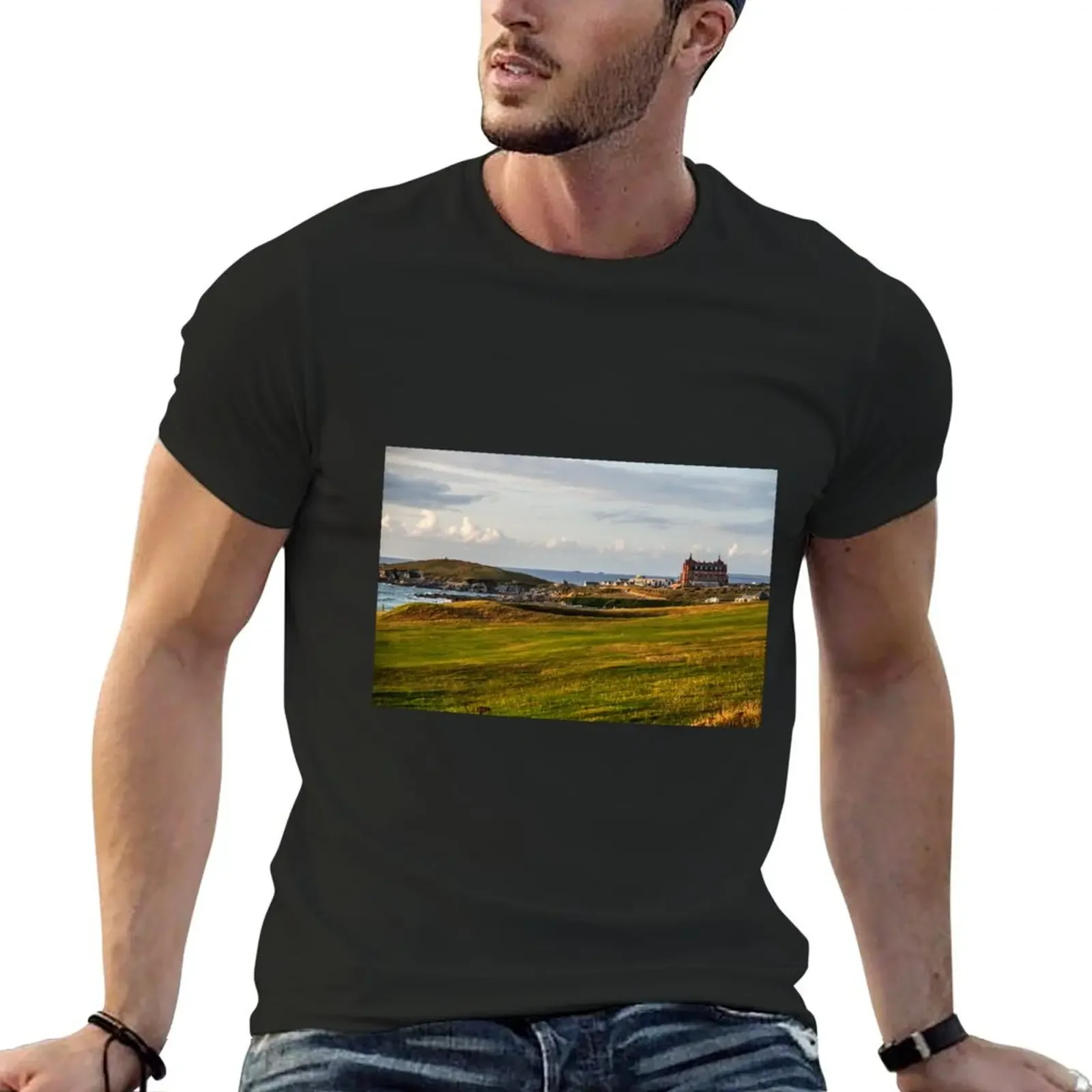 Headland hotel, Newquay T-Shirt cotton graphic tees funny shirt cotton Men's clothing
Headland hotel, Newquay T-Shirt cotton graphic tees funny shirt cotton Men's clothing