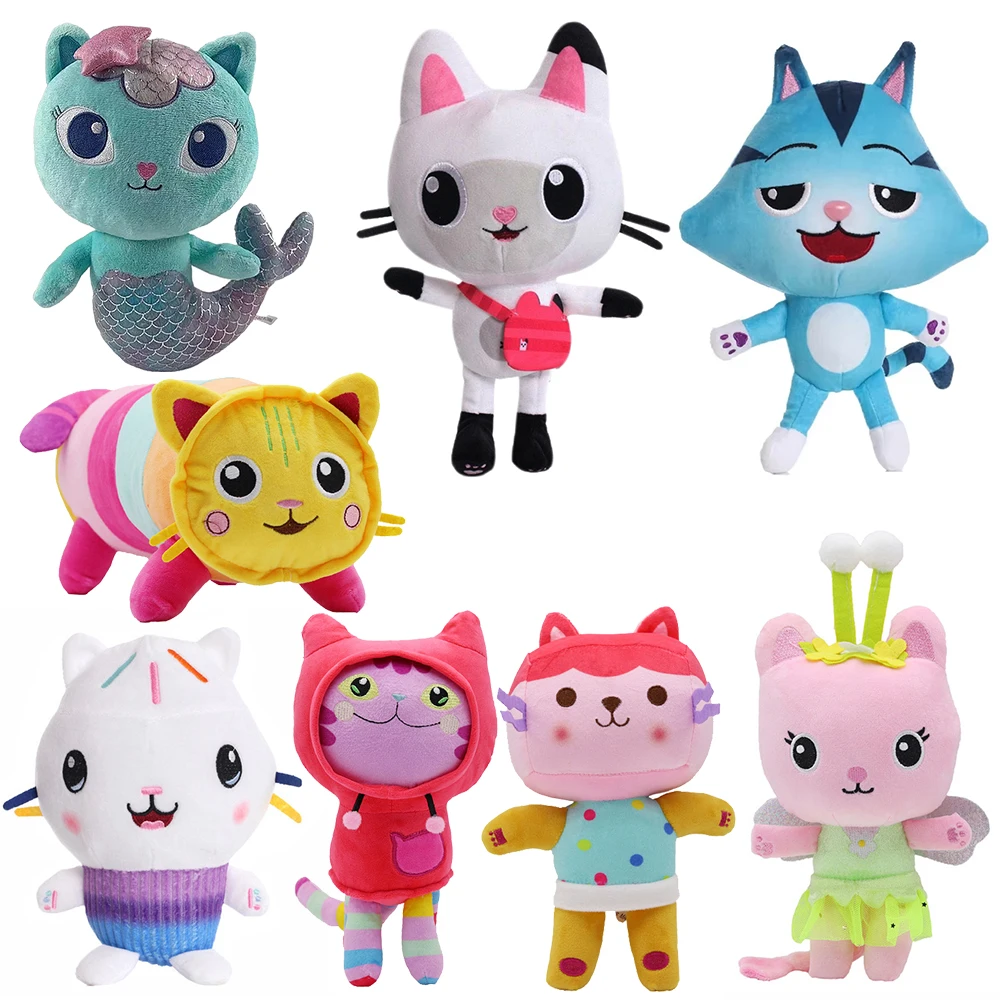 Gabby Dollhouse doll Toys Mercat Cartoon Stuffed Animals Mermaid Car Cat Stuffed Doll Kids Birthday Christams Cartoon Doll Gift
Gabby Dollhouse doll Toys Mercat Cartoon Stuffed Animals Mermaid Car Cat Stuffed Doll Kids Birthday Christams Cartoon Doll Gift