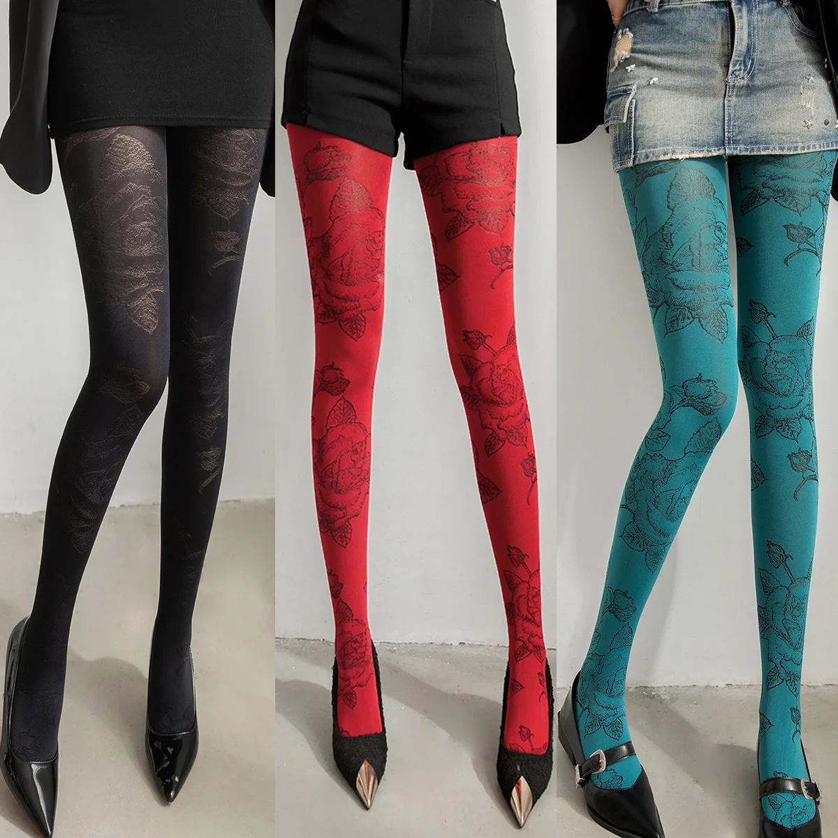 Bright Colors Floral Prints Women's Pantyhose Elasticity Retro Dark Patterns Flower Hottie Sexy Trendy Colorful Tights Wholesale
Bright Colors Floral Prints Women's Pantyhose Elasticity Retro Dark Patterns Flower Hottie Sexy Trendy Colorful Tights Wholesale
