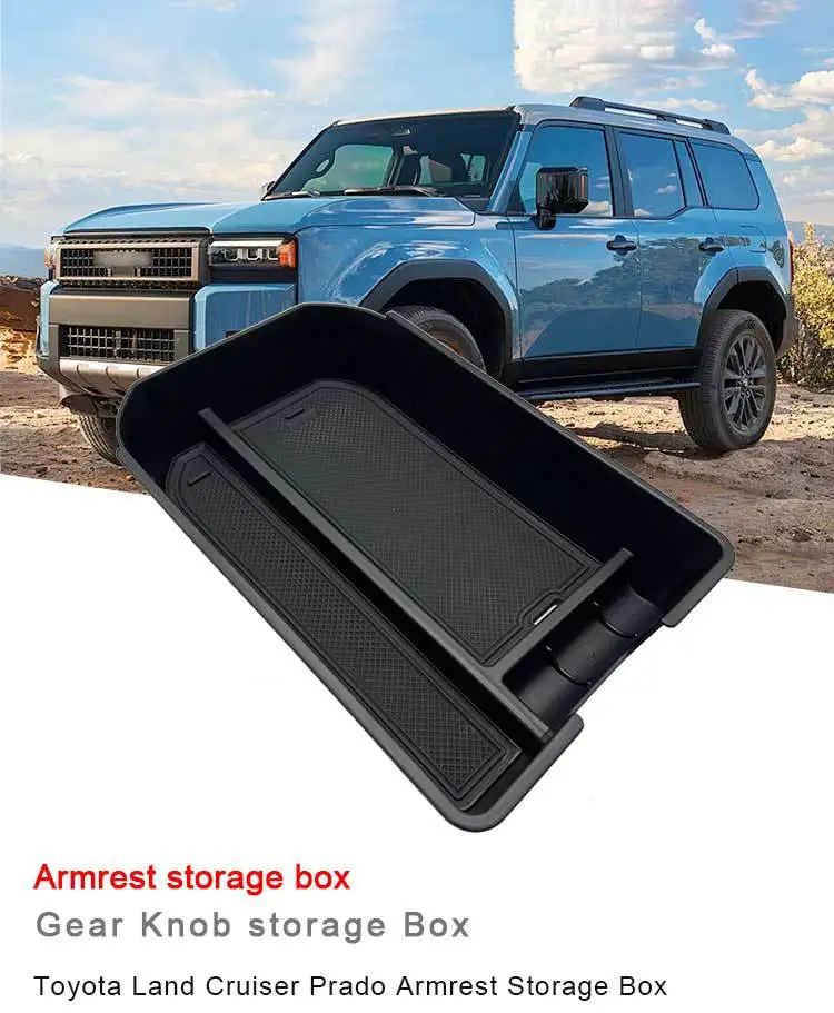Suitable for 24 Toyota Prado PRADO modified central armrest box storage box Land Cruiser LC250 storage box
Suitable for 24 Toyota Prado PRADO modified central armrest box storage box Land Cruiser LC250 storage box