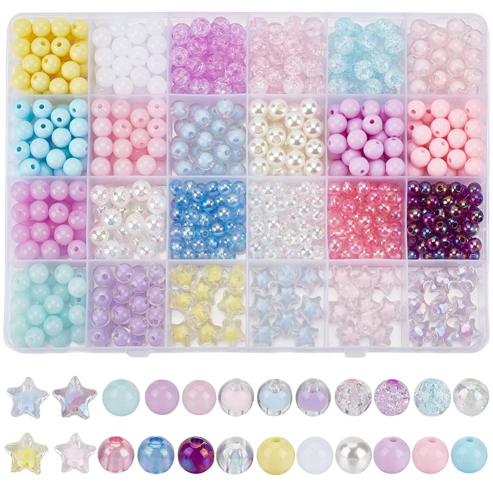 760Pcs Acrylic Beads Mixed Shapes Mixed Color 6~10.5x6~11x5~8mm Hole: 1.5~2mm
760Pcs Acrylic Beads Mixed Shapes Mixed Color 6~10.5x6~11x5~8mm Hole: 1.5~2mm