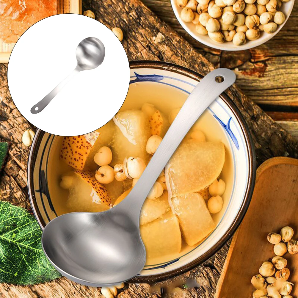 Stainless Steel Rice Spoon Soup Ladle Nonstick Kitchen Tableware Easy Clean Smooth Edge Restaurant Use
Stainless Steel Rice Spoon Soup Ladle Nonstick Kitchen Tableware Easy Clean Smooth Edge Restaurant Use