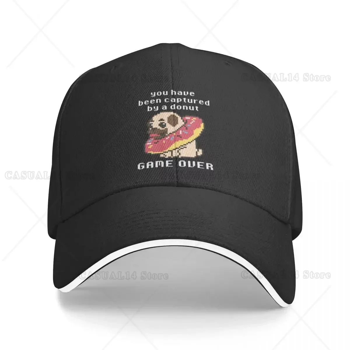 Cute 8-Bit Pug in A Donut Cap Trucker Cap Baseball Cap Adjustable Dad Hat Sports Outdoor for Sun Protection
Cute 8-Bit Pug in A Donut Cap Trucker Cap Baseball Cap Adjustable Dad Hat Sports Outdoor for Sun Protection