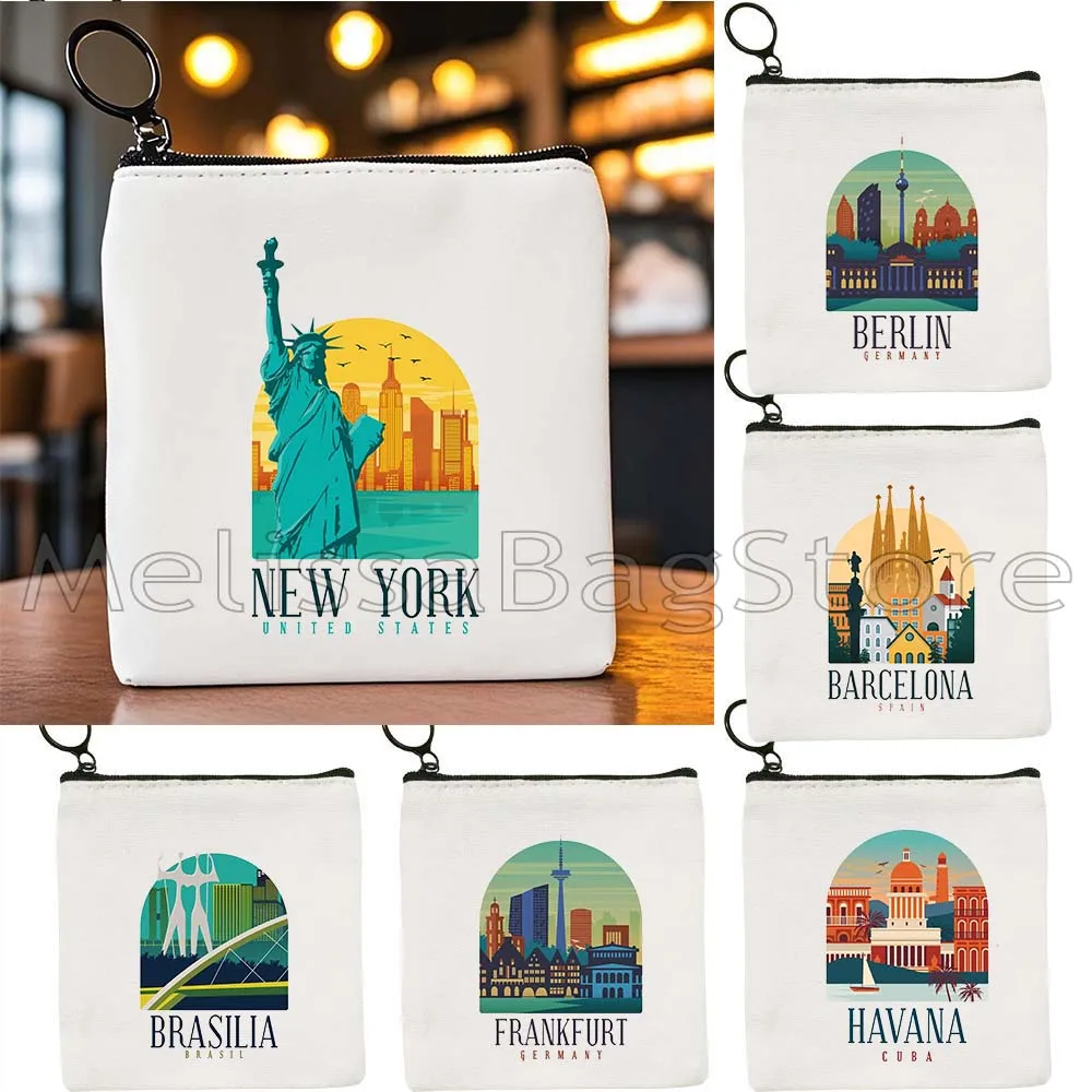 Brasilia Frankfurt Hamburg Havana London Mexico Miami New York Paris Rome Split Tokyo Venice Cute Key Coin Purse Cute Bag Wallet
Brasilia Frankfurt Hamburg Havana London Mexico Miami New York Paris Rome Split Tokyo Venice Cute Key Coin Purse Cute Bag Wallet