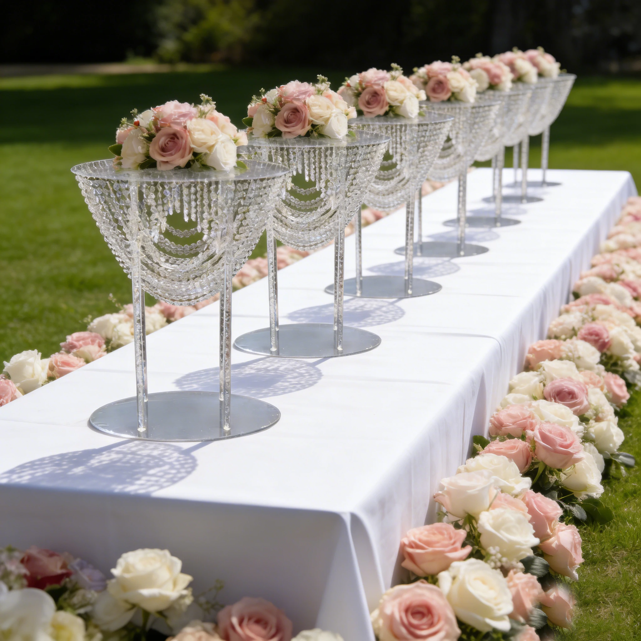 5pcs f30 68-105cm Wedding Crystal Dessert Acrylic Flower Oval Stand Wedding Table Centerpiece Transparent Party Cake Stand iy735
5pcs f30 68-105cm Wedding Crystal Dessert Acrylic Flower Oval Stand Wedding Table Centerpiece Transparent Party Cake Stand iy735