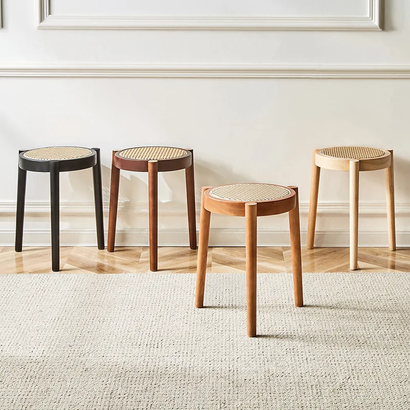 Household Furniture Nordic Restaurant Velvet Round Solid Wood Side Rattan Chair
Household Furniture Nordic Restaurant Velvet Round Solid Wood Side Rattan Chair