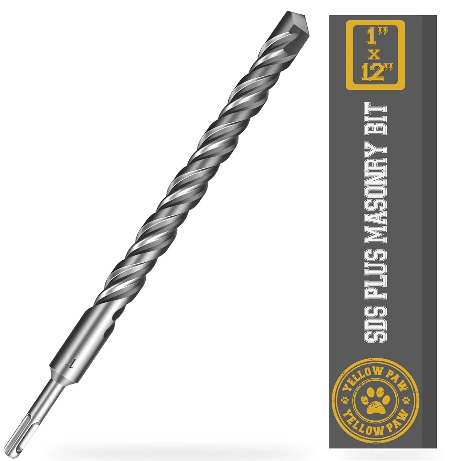 1 Inch SDS Plus Drill Bit for Concrete, Brick, Stone - Carbide Tipped, 12" Length, Industrial Grade
1 Inch SDS Plus Drill Bit for Concrete, Brick, Stone - Carbide Tipped, 12" Length, Industrial Grade