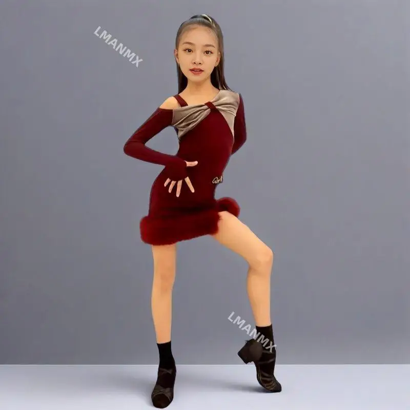 New Latin Dance Practice Clothing, Children's Latin Dance Training Clothing, Performance Clothing
New Latin Dance Practice Clothing, Children's Latin Dance Training Clothing, Performance Clothing