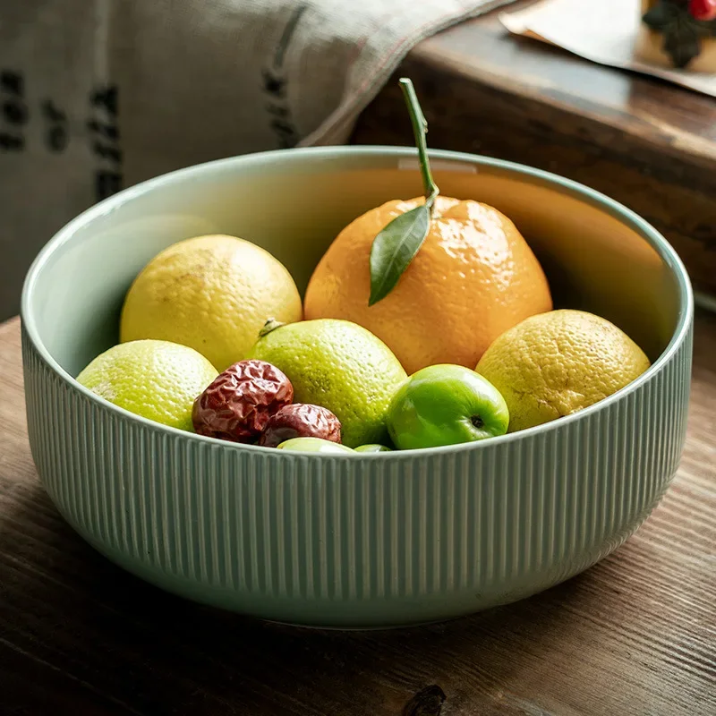 Retro Large Soup Relief Large Ceramic Soup Basin Household Noodle Characteristic Fruit Basin Large Vegetable Bowl 
Retro Large Soup Relief Large Ceramic Soup Basin Household Noodle Characteristic Fruit Basin Large Vegetable Bowl