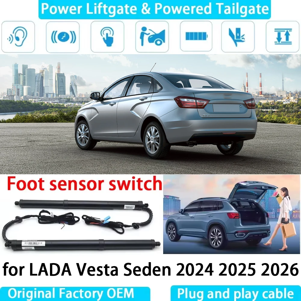 for LADA Vesta Seden 2024 2025 2026 Automatic Electric Power Liftgate Powered Tailgate Strut Tail Gate Lift System
for LADA Vesta Seden 2024 2025 2026 Automatic Electric Power Liftgate Powered Tailgate Strut Tail Gate Lift System