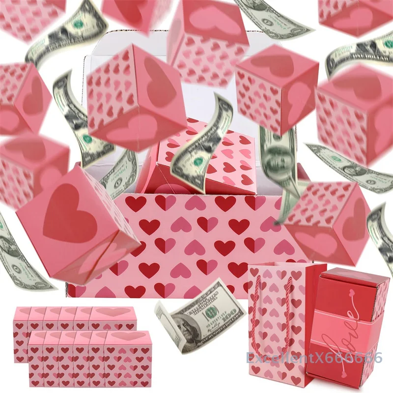 10/12/16/18/20Pcs Surprise Explosive Gift Box With Confetti Creative Bounce Box Surprise Explosion Gift Boxes Pop-Up Money Box
10/12/16/18/20Pcs Surprise Explosive Gift Box With Confetti Creative Bounce Box Surprise Explosion Gift Boxes Pop-Up Money Box
