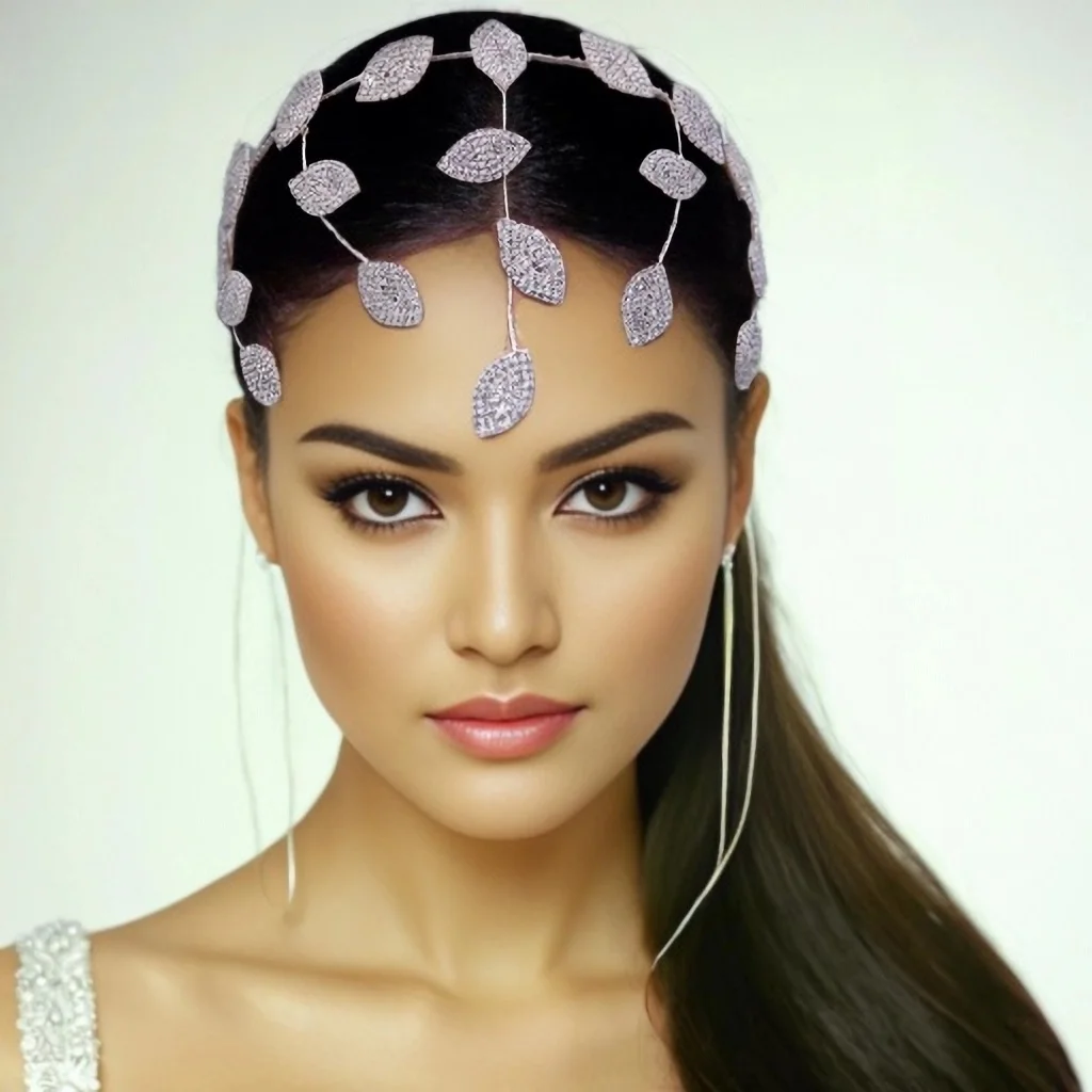 Wedding Hair Accessories Bridal Headband Silver Leaf Bride Headdress Pageant Tiara and Headwear Woman Hairband HP474
Wedding Hair Accessories Bridal Headband Silver Leaf Bride Headdress Pageant Tiara and Headwear Woman Hairband HP474