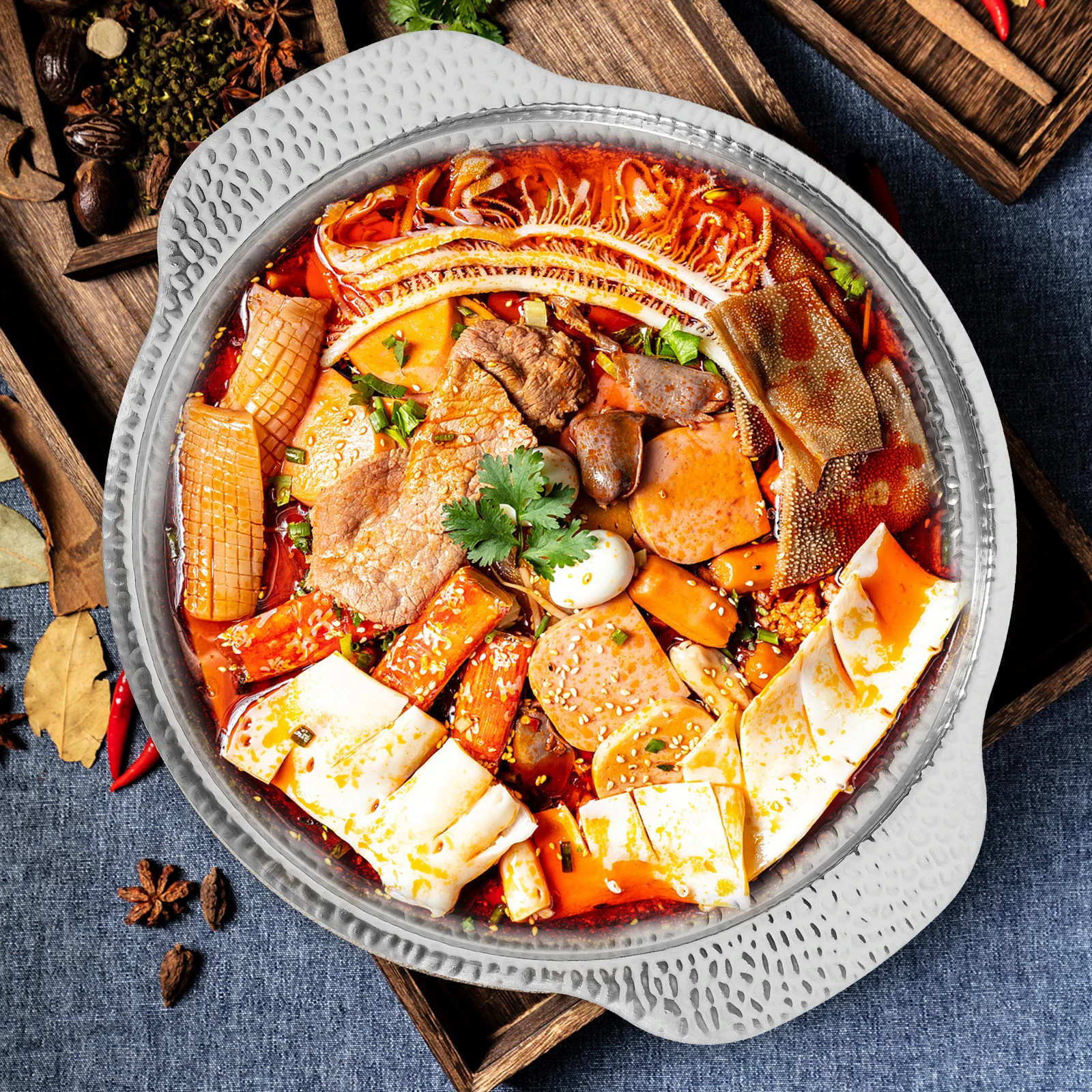 Double Ears 20CM Stainless Steel Ramen Cooking Fast Heating Seafood Pot Pan Japanese Hot Pot Multi-Purpose Kitchenware
Double Ears 20CM Stainless Steel Ramen Cooking Fast Heating Seafood Pot Pan Japanese Hot Pot Multi-Purpose Kitchenware