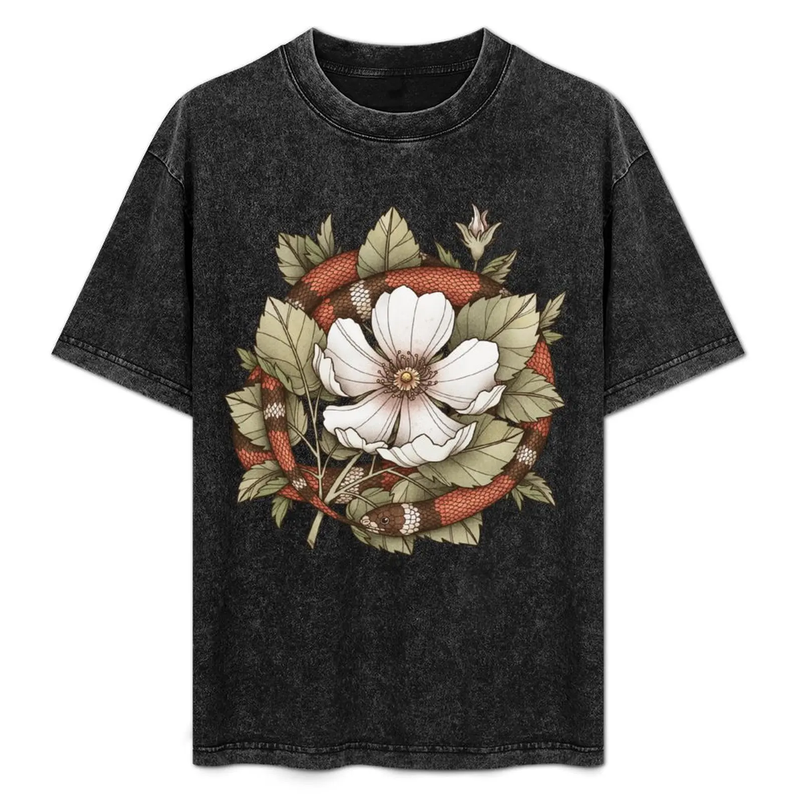 Ouroboros snake with harsh downy-rose T-Shirt Work Casual Loose Fit T-Shirt
Ouroboros snake with harsh downy-rose T-Shirt Work Casual Loose Fit T-Shirt
