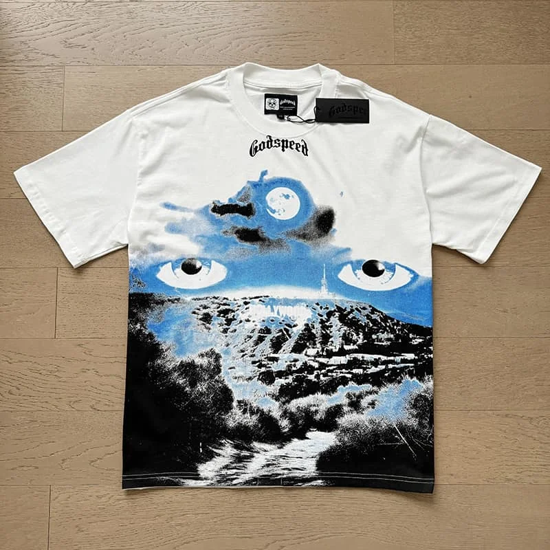 Good Quality Godspeed T-shirt Sweatshirt Men Women Fashion Hip Hop Short Sleeve God Speed Tee Tops Oversized Streetwear
Good Quality Godspeed T-shirt Sweatshirt Men Women Fashion Hip Hop Short Sleeve God Speed Tee Tops Oversized Streetwear