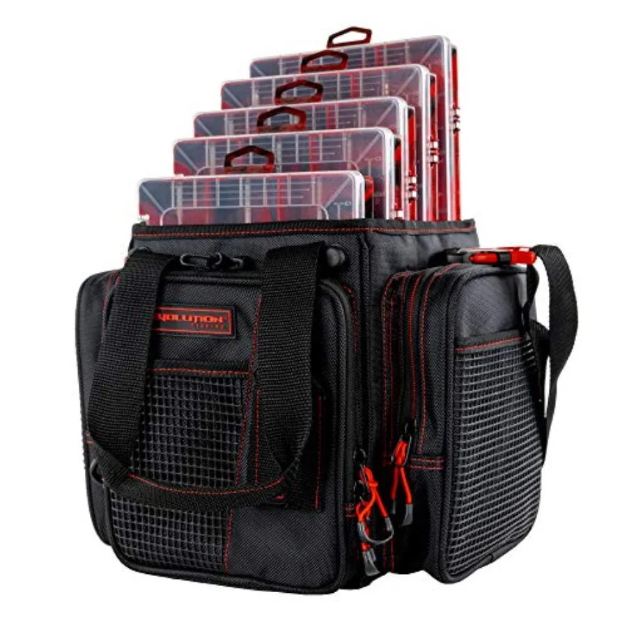 Evolution Outdoor Drift Series Topless Vertical Tackle Bag Outdoor Rucksack with 5 Fishing Tackle Trays Padded Handle and Shoul
Evolution Outdoor Drift Series Topless Vertical Tackle Bag Outdoor Rucksack with 5 Fishing Tackle Trays Padded Handle and Shoul