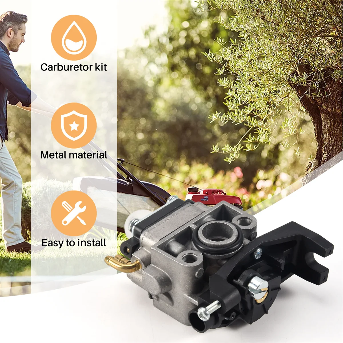 Комплект карбюратора для Honda GX25 GX25N GX25NT GX35 FG110 FG110K1 HHT35 HHT25S, замена 4-тактного двигателя 16100-Z0H-825 G
Комплект карбюратора для Honda GX25 GX25N GX25NT GX35 FG110 FG110K1 HHT35 HHT25S, замена 4-тактного двигателя 16100-Z0H-825 G
