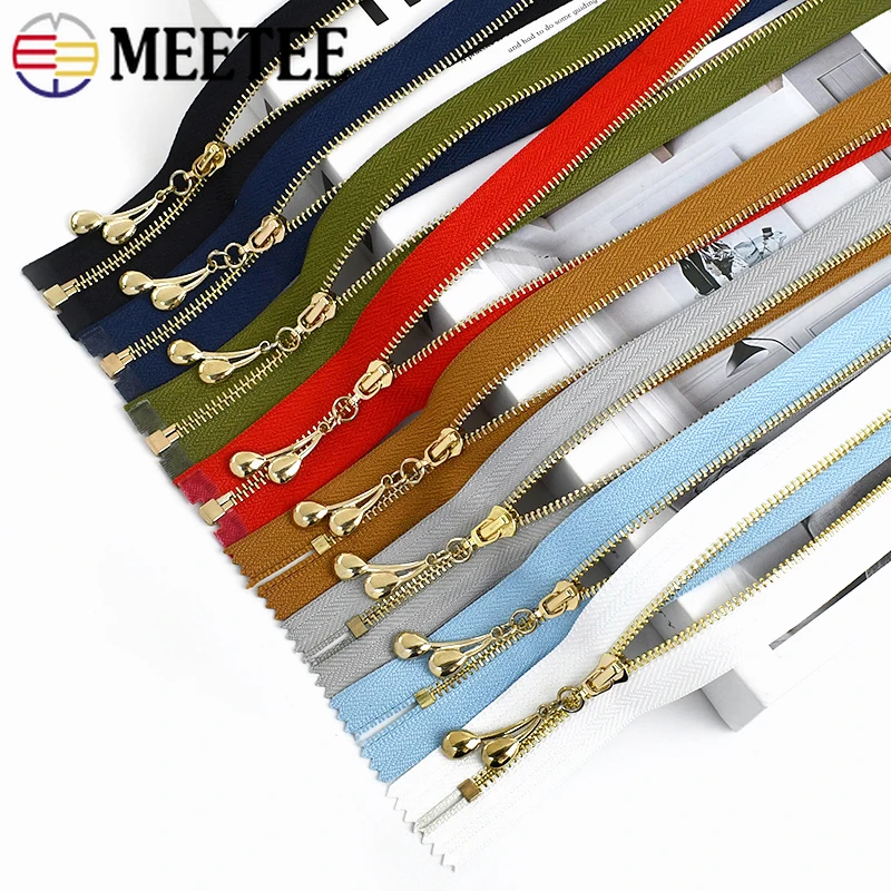 5/10Pcs Meetee 3# Metal Zippers 15-70cm Close/Open-End Zipper for Sewing Bags Pocket Auto Lock Zip Repair Garment Ziper Replace
5/10Pcs Meetee 3# Metal Zippers 15-70cm Close/Open-End Zipper for Sewing Bags Pocket Auto Lock Zip Repair Garment Ziper Replace