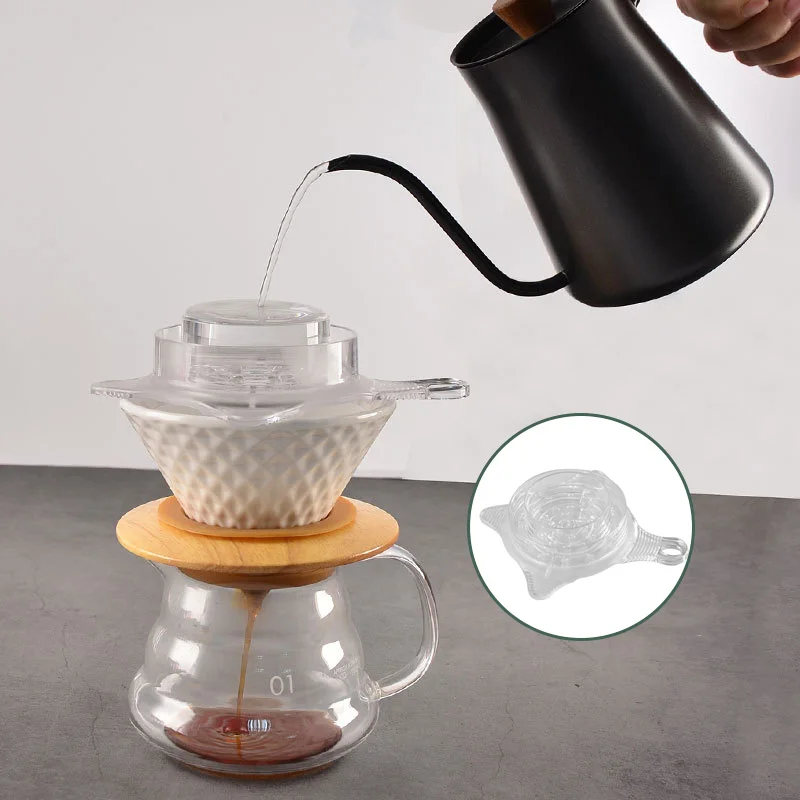 Hand Brew Coffee Filter Portable Transparent Uniform Drip Dripper Easy Cleaning Reusable PCTG Filter Kitchen Accessories
Hand Brew Coffee Filter Portable Transparent Uniform Drip Dripper Easy Cleaning Reusable PCTG Filter Kitchen Accessories