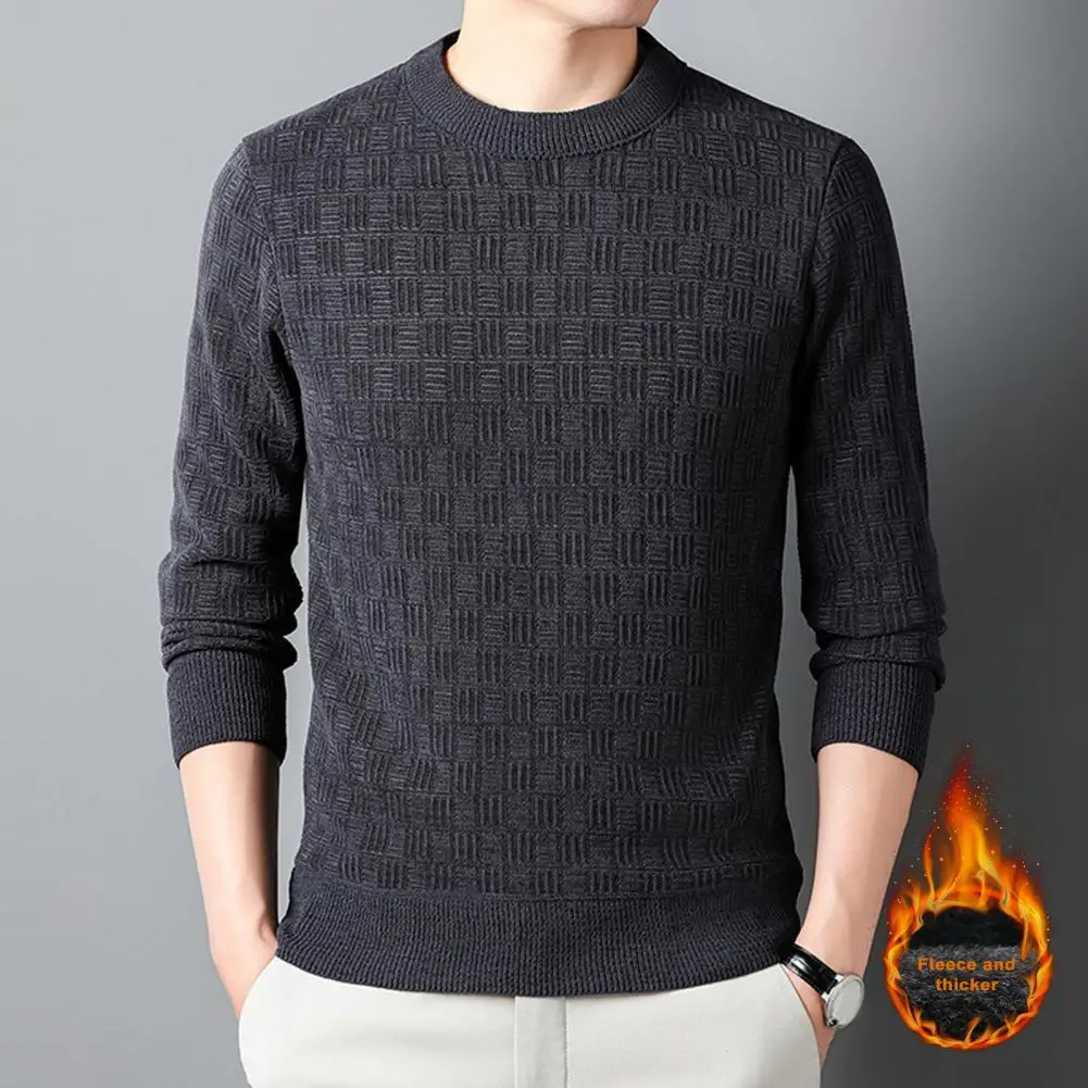 Winter Sweater Cozy Men's Knitted Sweater Thick Warm Slim Fit Pullover for Fall/winter with Applique Detailing Plus Size Options
Winter Sweater Cozy Men's Knitted Sweater Thick Warm Slim Fit Pullover for Fall/winter with Applique Detailing Plus Size Options