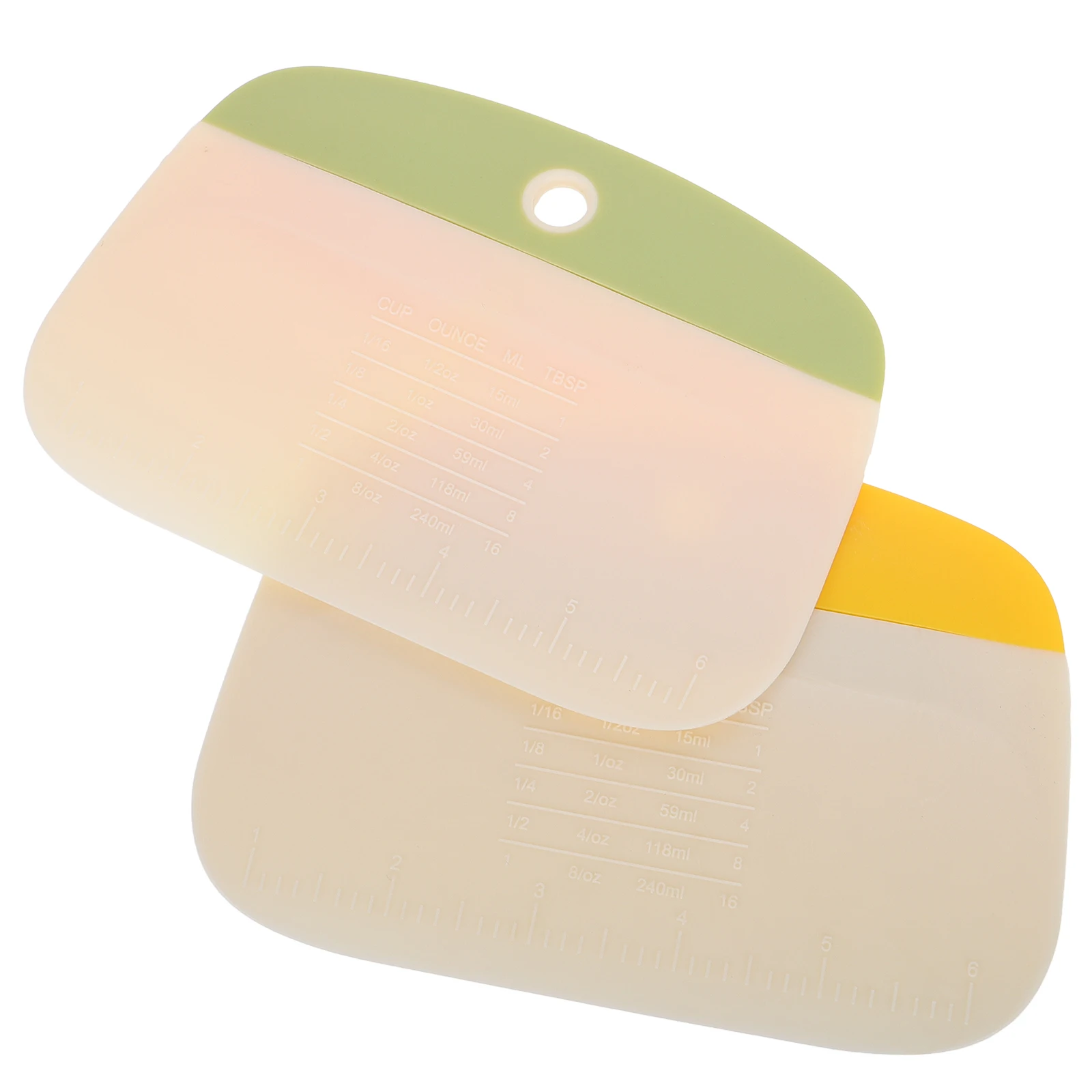 2Pcs Kitchen Scraper Tool for Baking Dough Pastry Bread Cake Cutting Board Cleaning Plastic Bench Scraper with Nonslip Handle
2Pcs Kitchen Scraper Tool for Baking Dough Pastry Bread Cake Cutting Board Cleaning Plastic Bench Scraper with Nonslip Handle