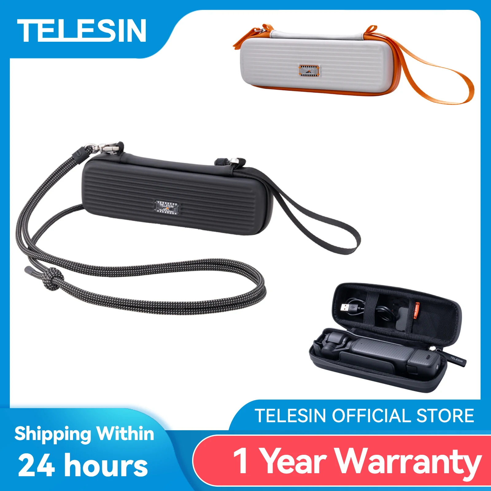 TELESIN Mini Storage Protection Waterproof Bag for DJI OSMO Pocket 4 3 Carrying Case Crossbody Bag Camera Body Protection Case
TELESIN Mini Storage Protection Waterproof Bag for DJI OSMO Pocket 4 3 Carrying Case Crossbody Bag Camera Body Protection Case