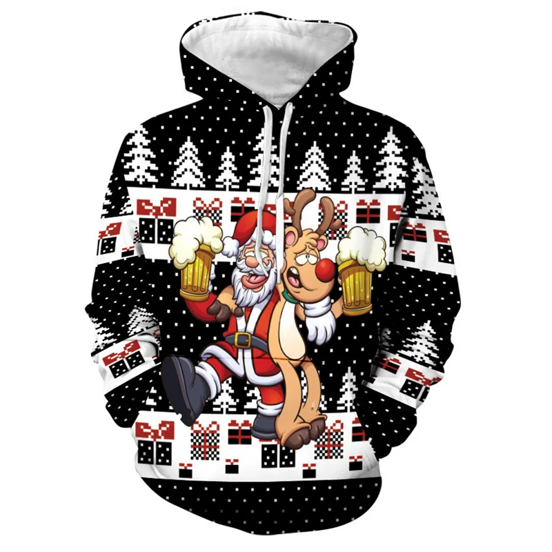 Funny Santa Claus Elk Beer 3d Print Men's Hoodies For Men Sweatshirt Fashion Christmas Women Pullover Tracksuit Y2k Clothing
Funny Santa Claus Elk Beer 3d Print Men's Hoodies For Men Sweatshirt Fashion Christmas Women Pullover Tracksuit Y2k Clothing