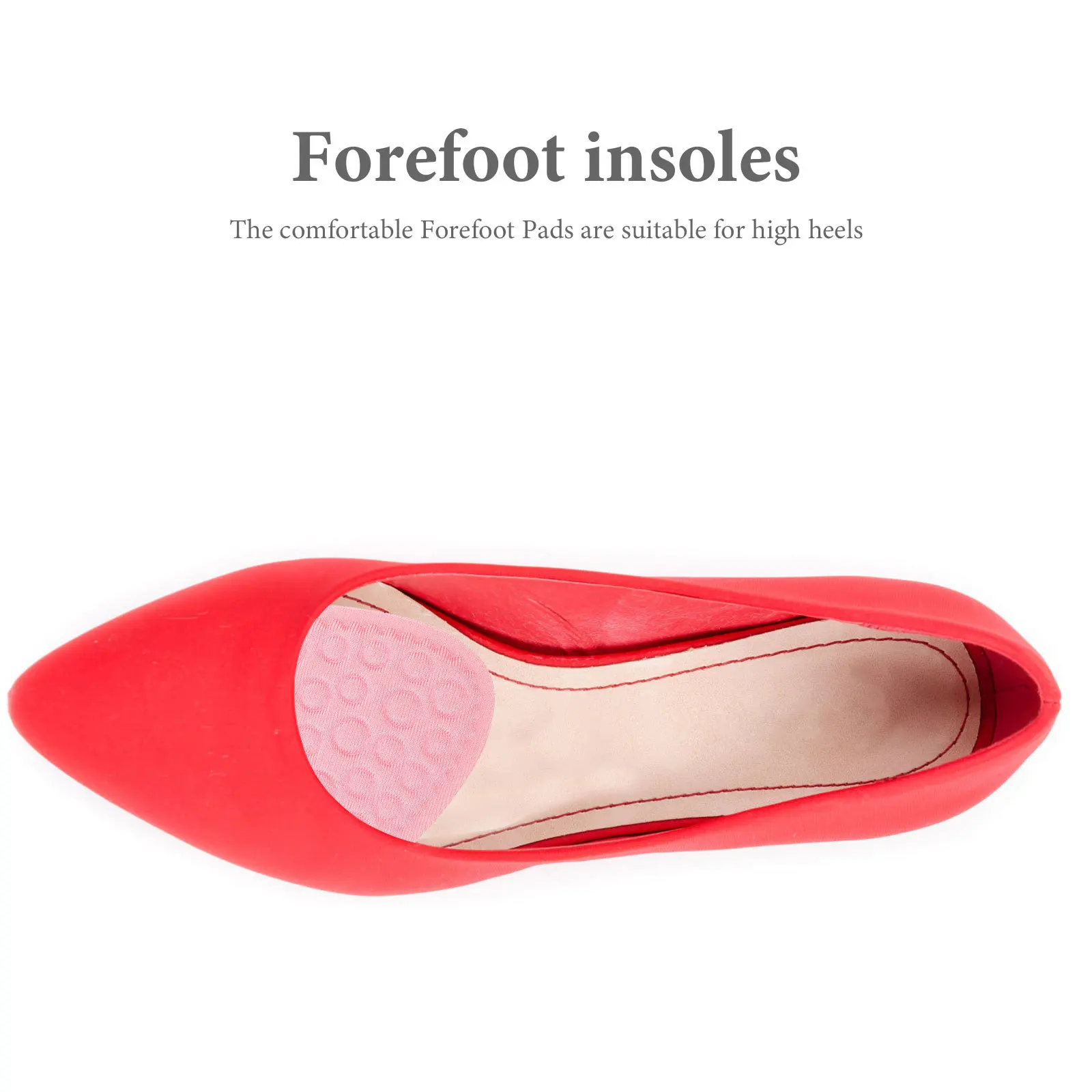 3Pairs High Heel Forefoot Pads Soft Cloth Sponge Breathable Shoe Inserts Cushion Insoles Comfort Anti-Slip Fatigue Relief
3Pairs High Heel Forefoot Pads Soft Cloth Sponge Breathable Shoe Inserts Cushion Insoles Comfort Anti-Slip Fatigue Relief