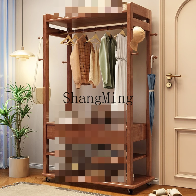 FG solid wood coat rack floor to ceiling bedroom hanger living room simple modern storage cabinet
FG solid wood coat rack floor to ceiling bedroom hanger living room simple modern storage cabinet