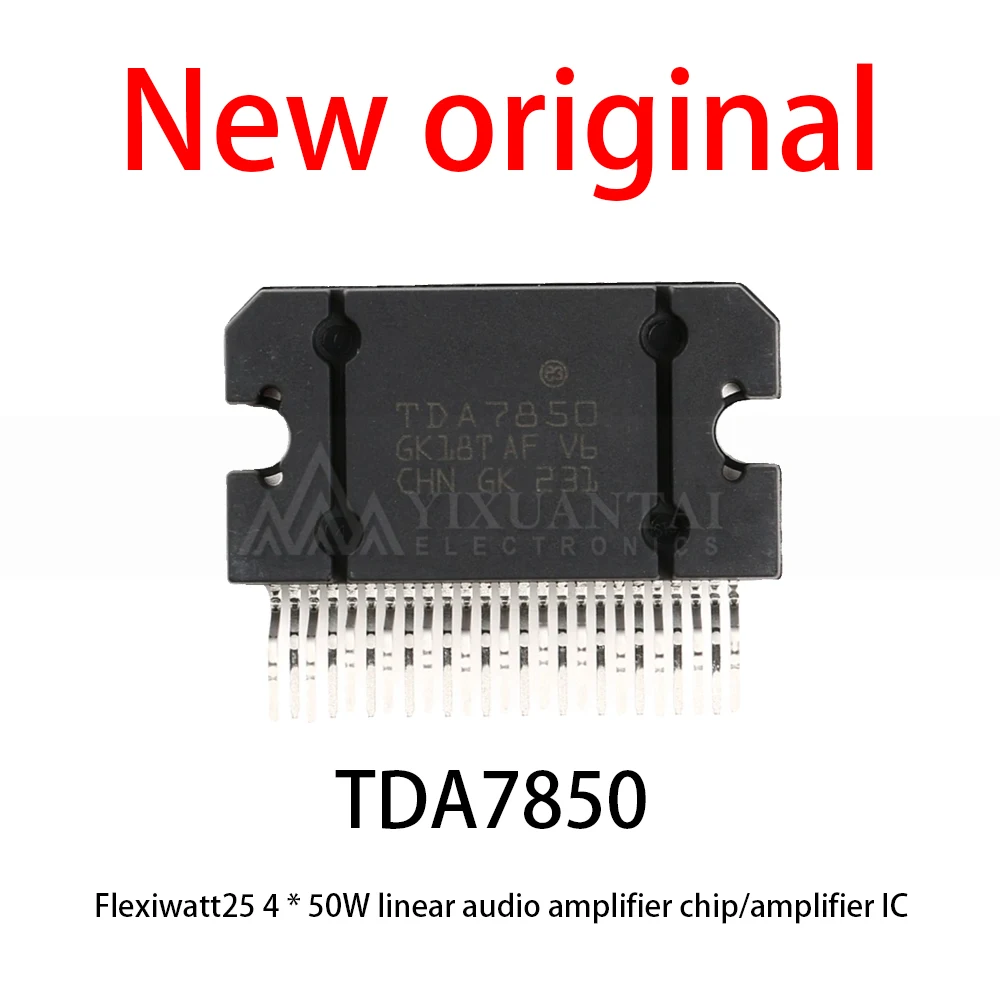 (10-50piece) New original TDA7850 Flexiwatt25 4 * 50W linear audio amplifier chip/amplifier IC
(10-50piece) New original TDA7850 Flexiwatt25 4 * 50W linear audio amplifier chip/amplifier IC