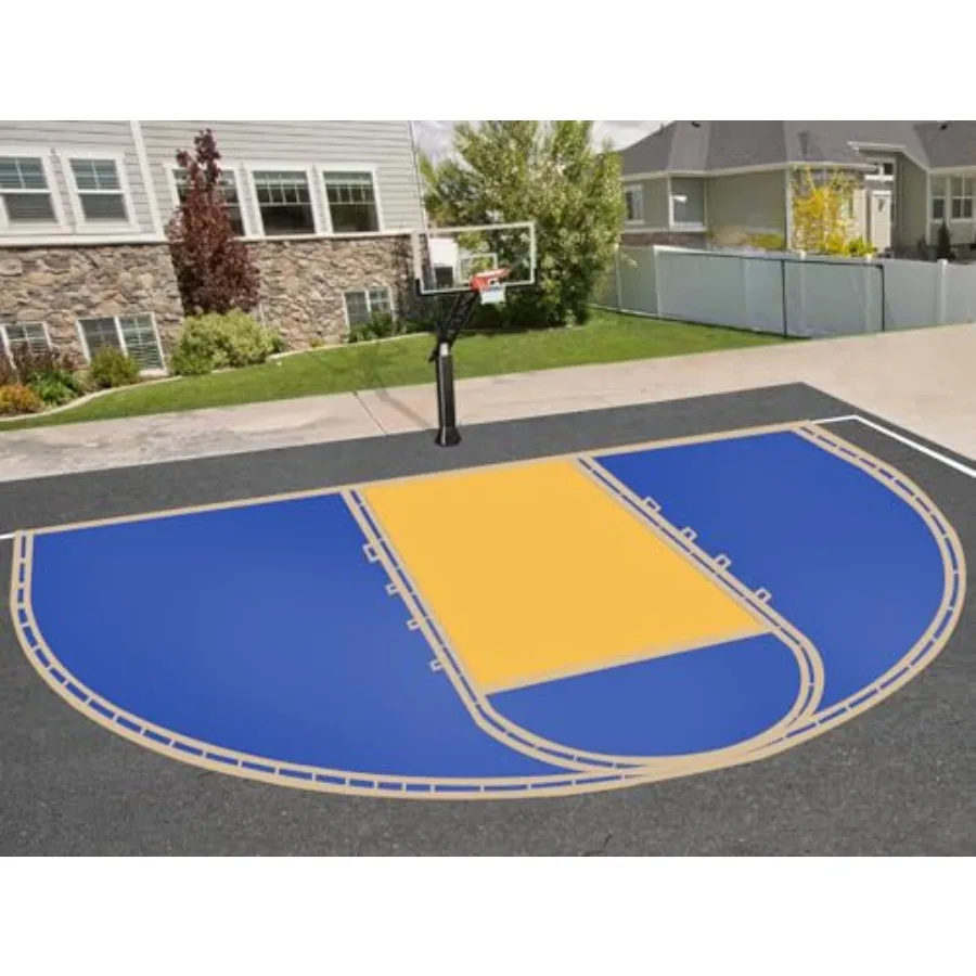Basketball Court Marking Kit Basketball Court Stencil Kit for Concrete Driveway and Asphalt Quick Setup Corrugated Paper with P
Basketball Court Marking Kit Basketball Court Stencil Kit for Concrete Driveway and Asphalt Quick Setup Corrugated Paper with P
